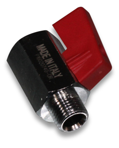 Ball valve mini 1/4" fm/m for air hose